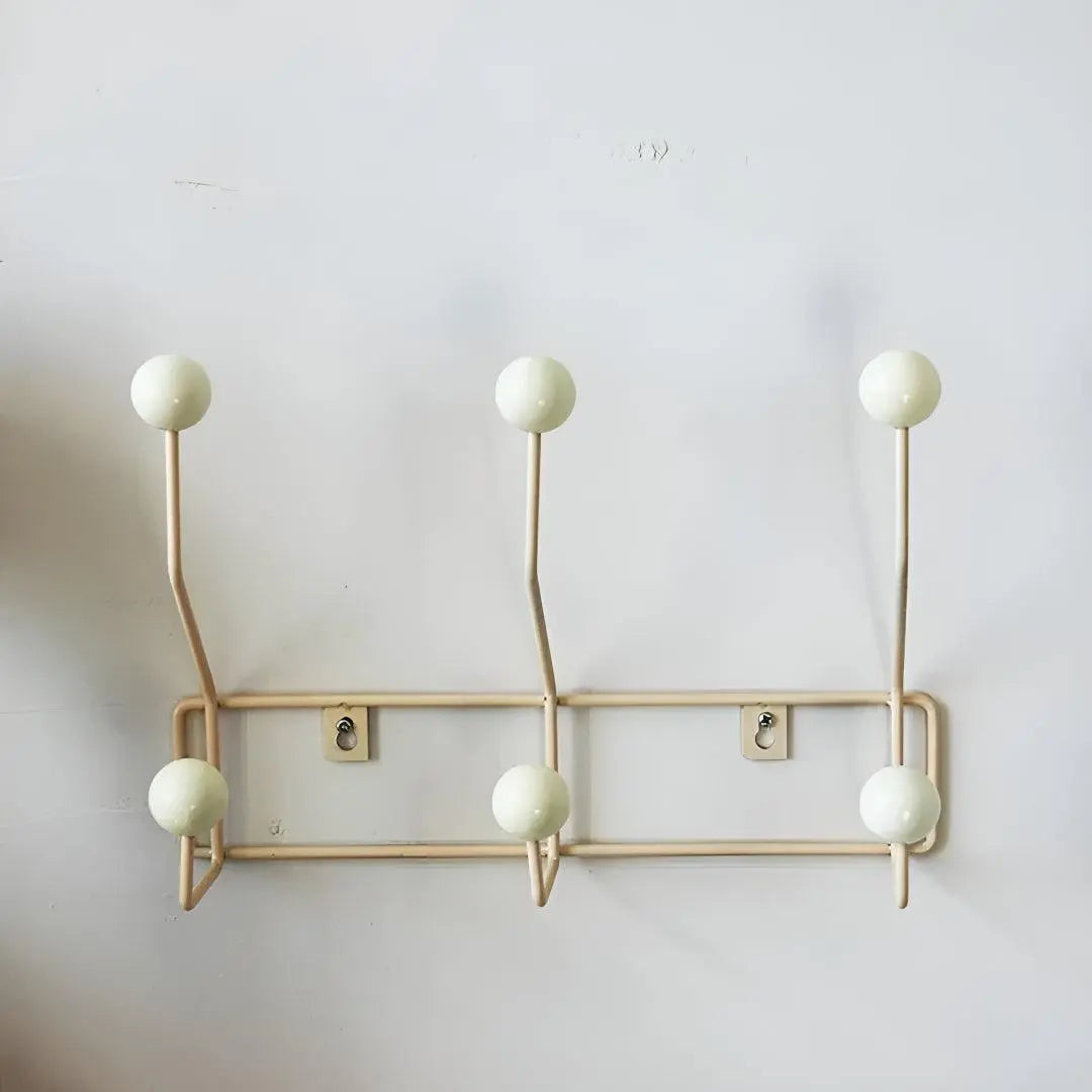Mid-Century Style Coat Rack in Cast Iron for Hallway and Bedroom