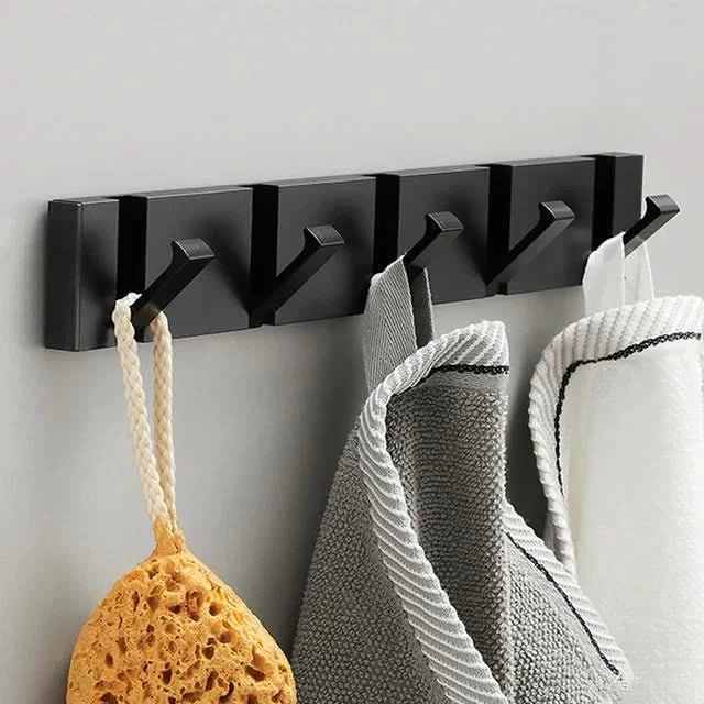 Foldable Wall Hook | Adhesive or Screw Mount | Aerospace Aluminum