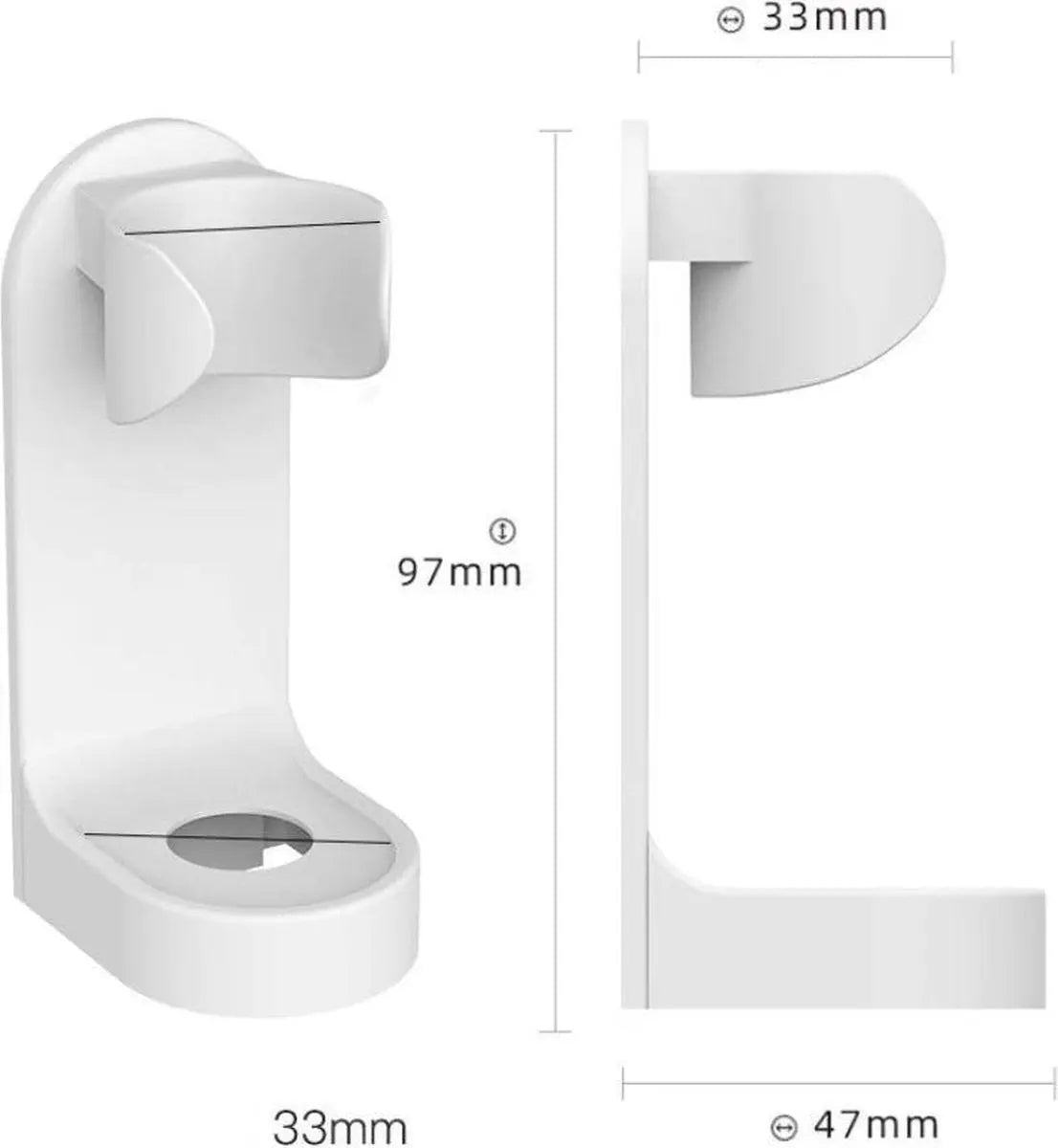Toothbrush Holder for Wall – Easy Installation, No Drilling Required
