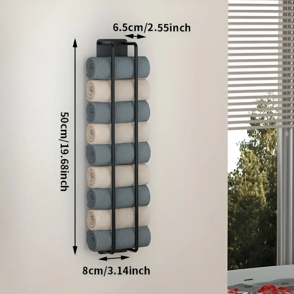 Wall-Mounted Towel Rack – Maximize Space, Reduce Bathroom Clutter