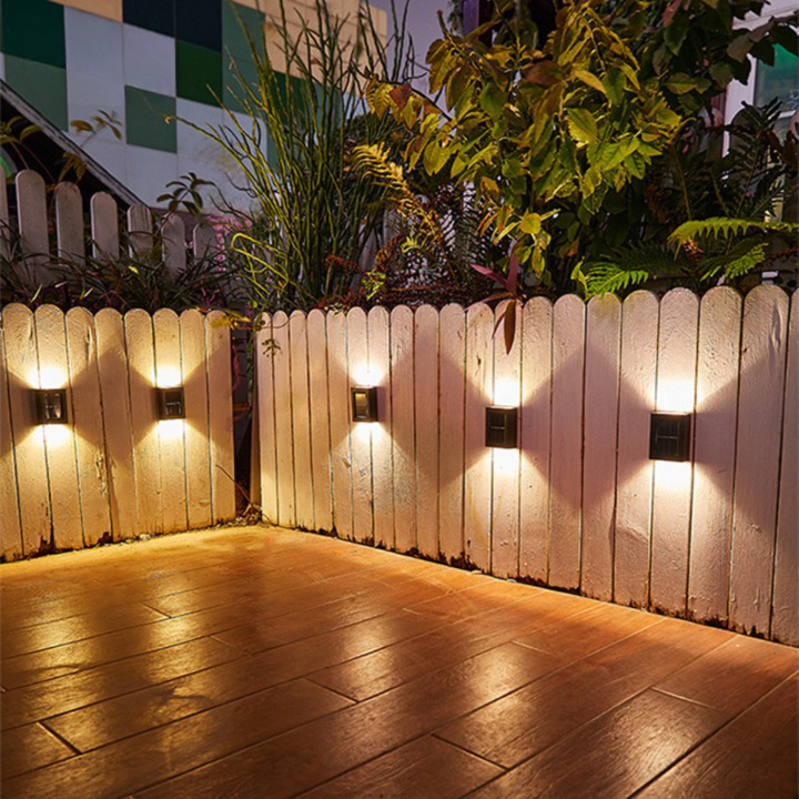 Outdoor Solar LED Wall Light with Automatic Dusk Sensor