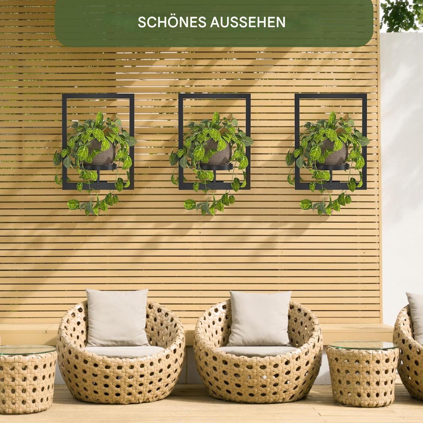 Wall Plant Holder | Space-Saving Metal Design