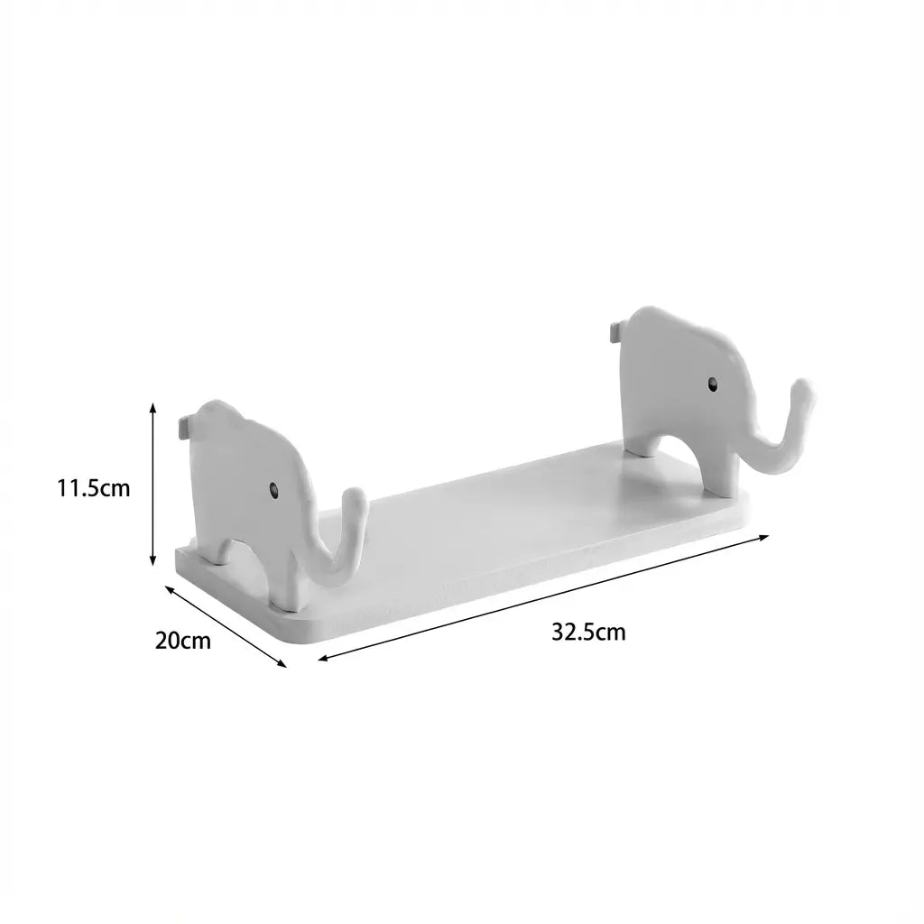 Elephant Design Wall-Mounted Shelf