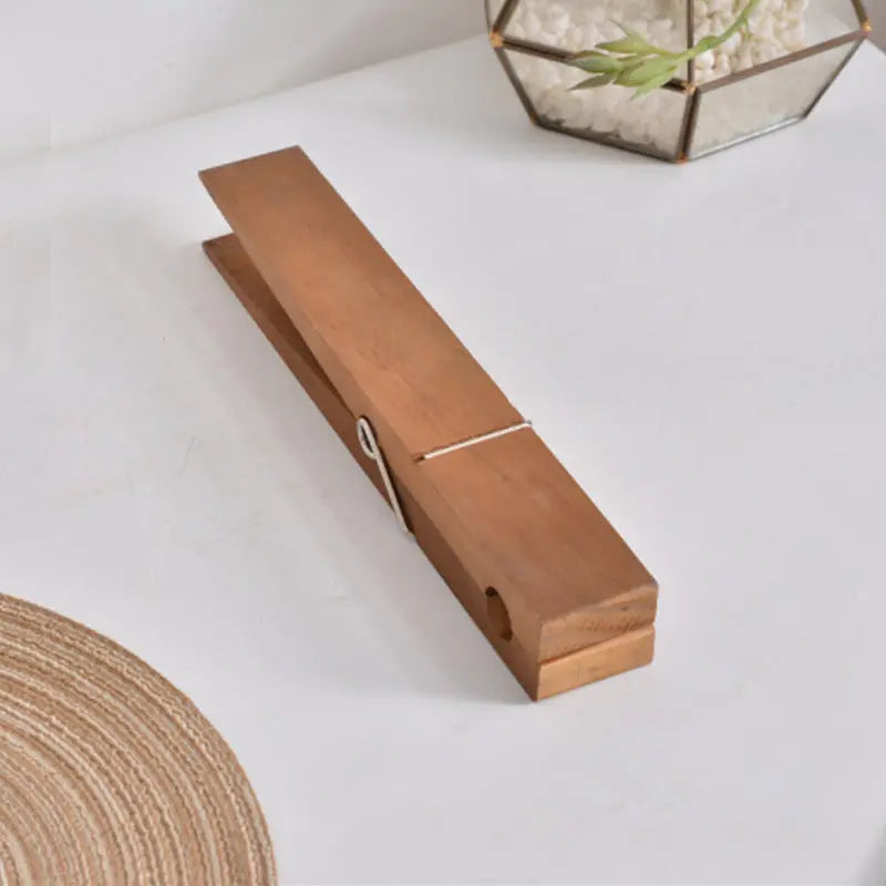 Towel Holder with Clothespins for Bathroom Use