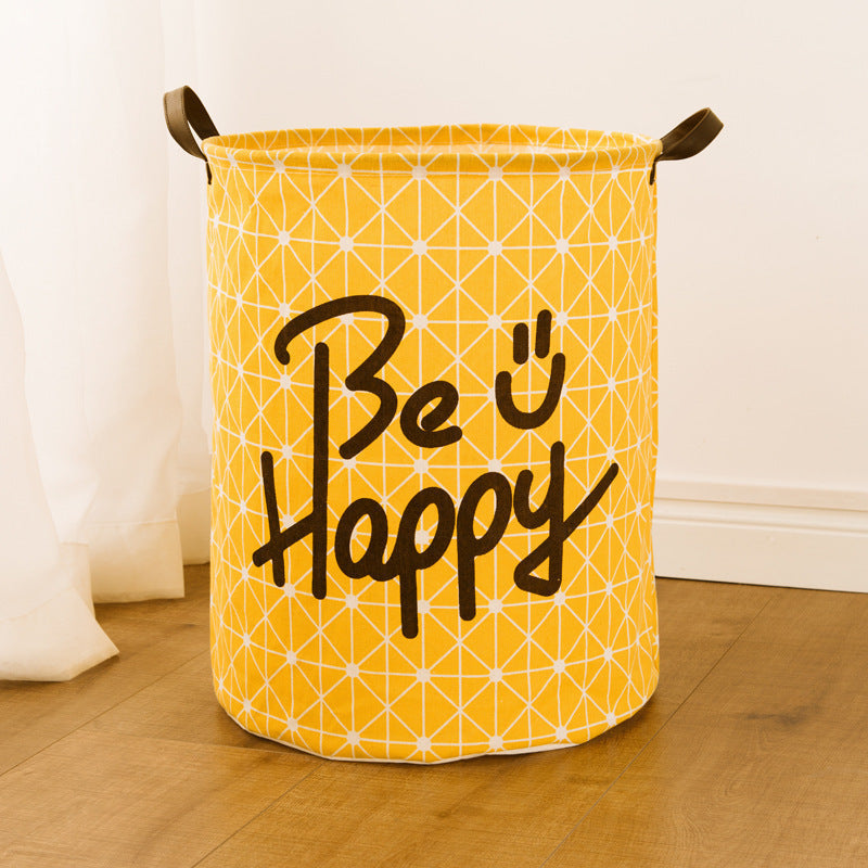 Chic Storage Solution – Quote Laundry Basket
