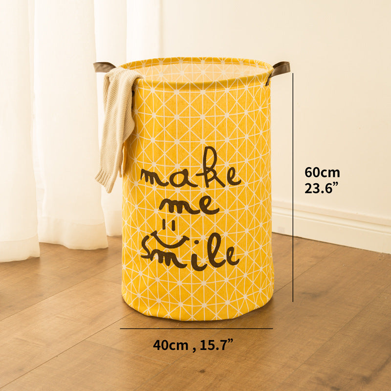 Chic Storage Solution – Quote Laundry Basket