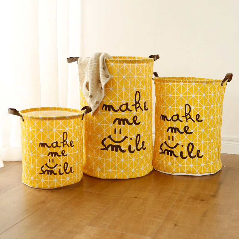 Chic Storage Solution – Quote Laundry Basket