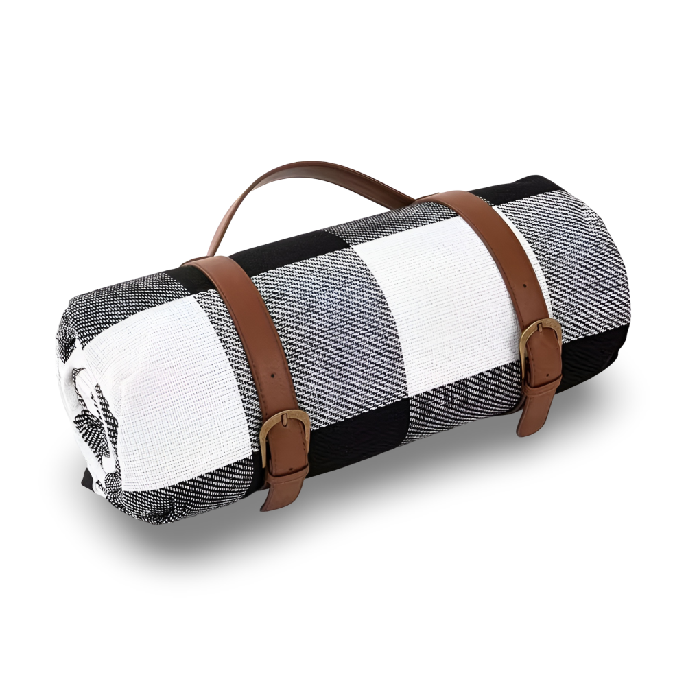 Foldable Picnic Blanket 200x200cm – Waterproof with Carry Handle