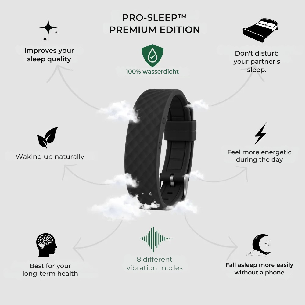 Alarm Clock | Silent Wake-Up without Sound | Adjustable Brightness