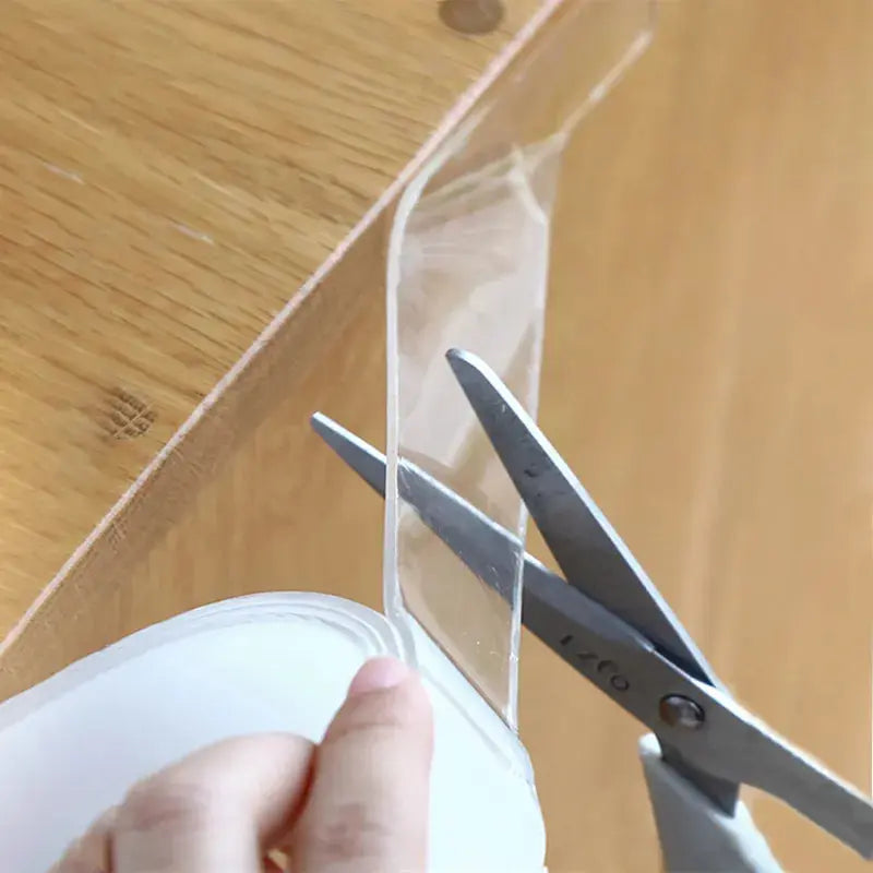 Clear Reusable Adhesive Tape – No Residue Left Behind