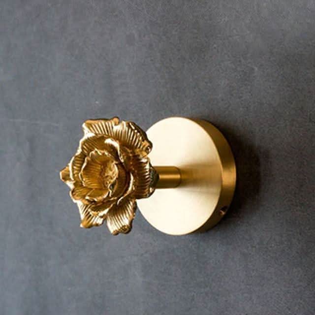 Brass Hooks Shaped Like Animal Heads for Entryway Organization