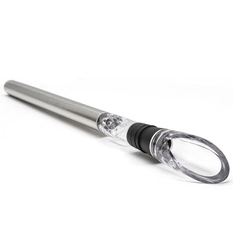 Chill & Pour: Stainless Steel Wine Cooler with Integrated Spout