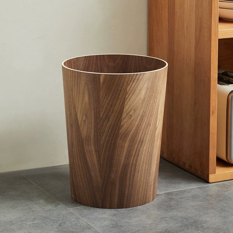Elegant Dual-Layer Kitchen Waste Bin with Swivel Lid