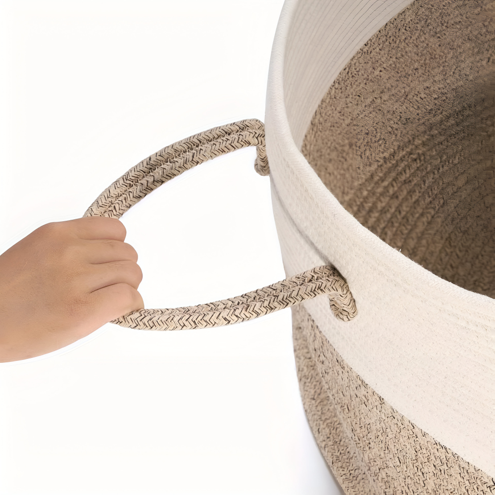 Woven Storage Basket – Large Organizer for Laundry and Toys