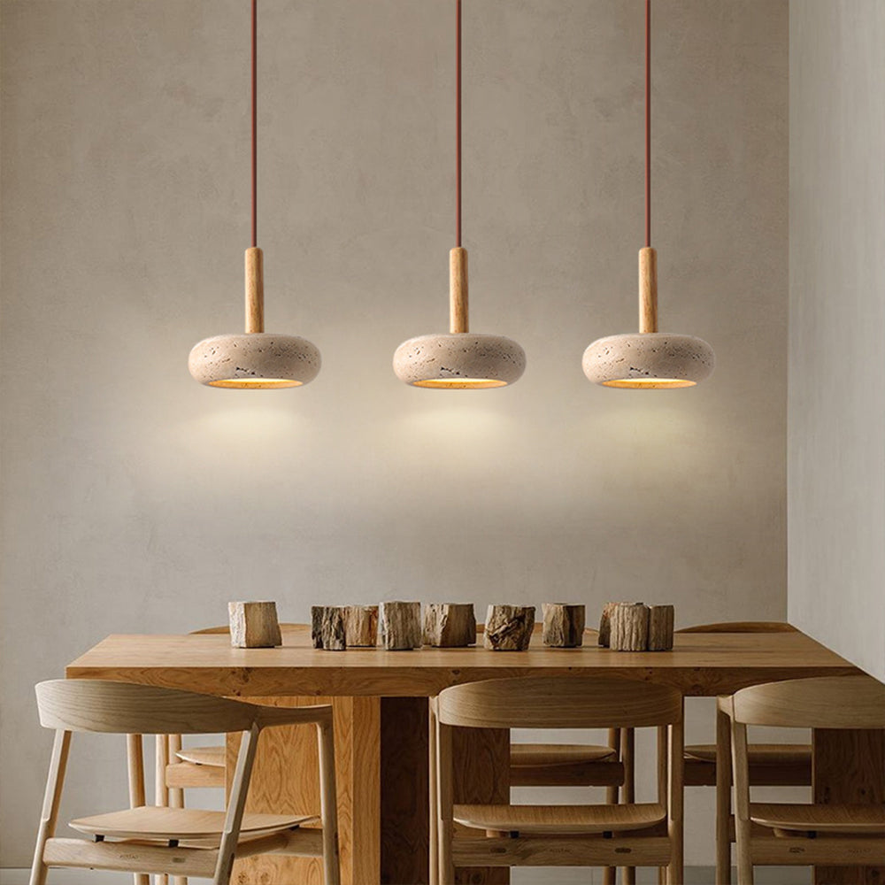 Stylish Yellow Stone Pendant Light for Modern Homes
