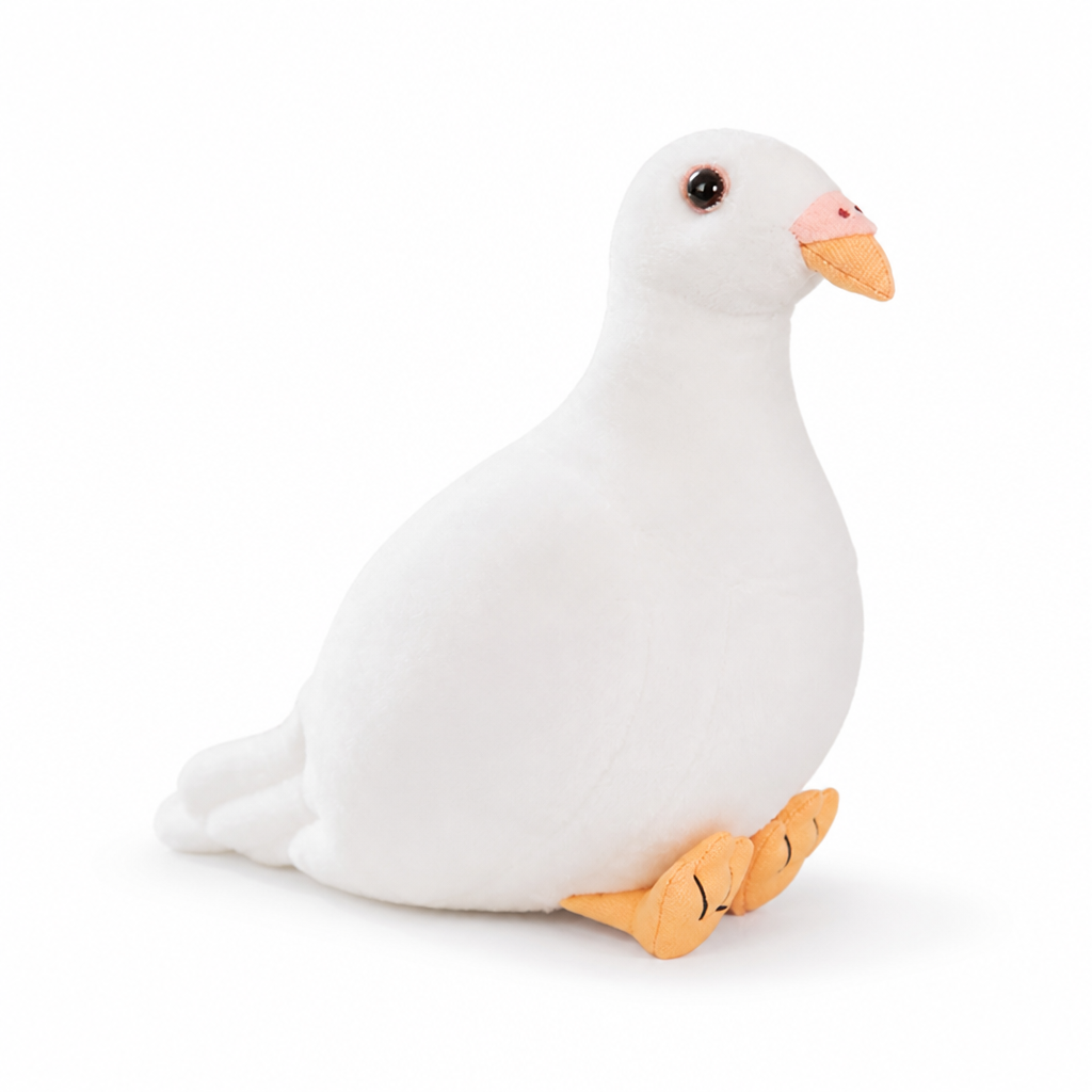 Soft PP Cotton-Filled Pigeon Plush Toy (20 cm)