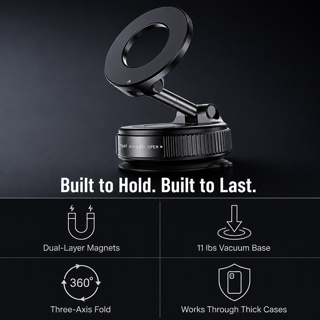 VeloGrip™ — Secure Your Phone Through Every Jolt, Brake & Backroad