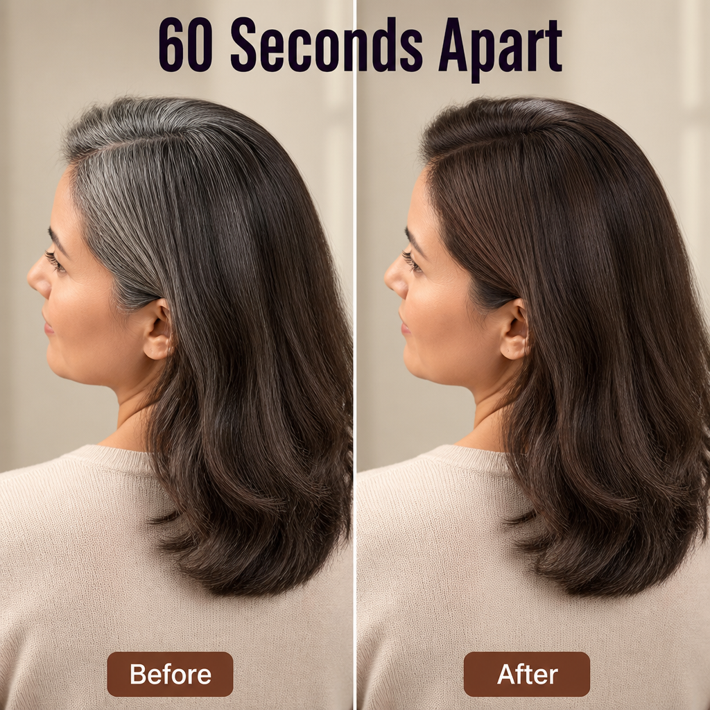 ColorGlide™ — Conceal Gray Roots in 60 Seconds, Sweat-Resistant All Day