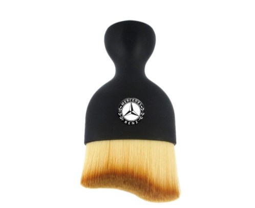 Set of 2 Soft Bristle Brushes for Car Interior Cleaning