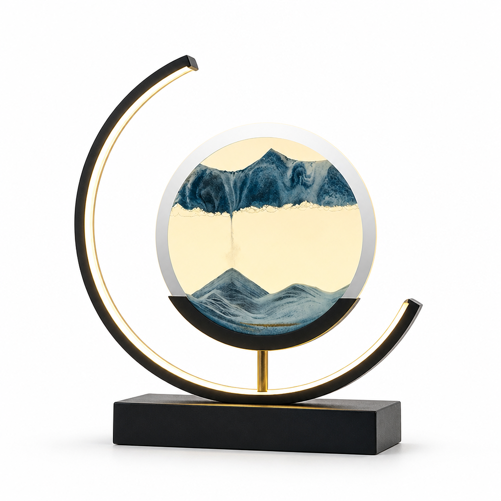 Handmade Sand Landscape Table Lamp