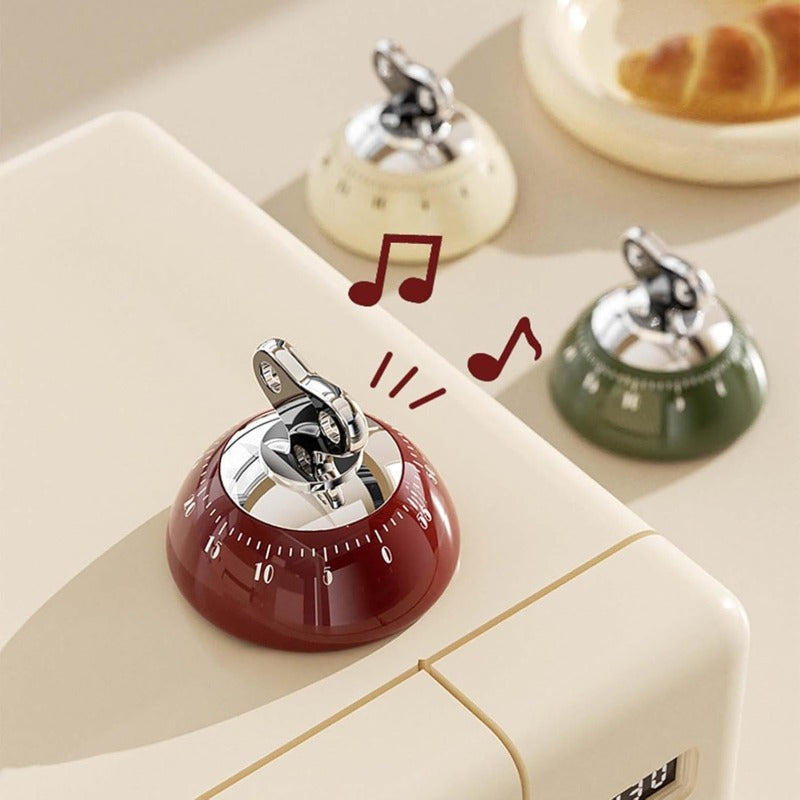 Magnetic Base Mechanical Timer for Kitchen Use