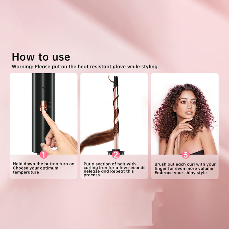 LustraCurl™ — Unlock Show-Stopping, Frizz-Free Curls That Radiate Confidence All Day