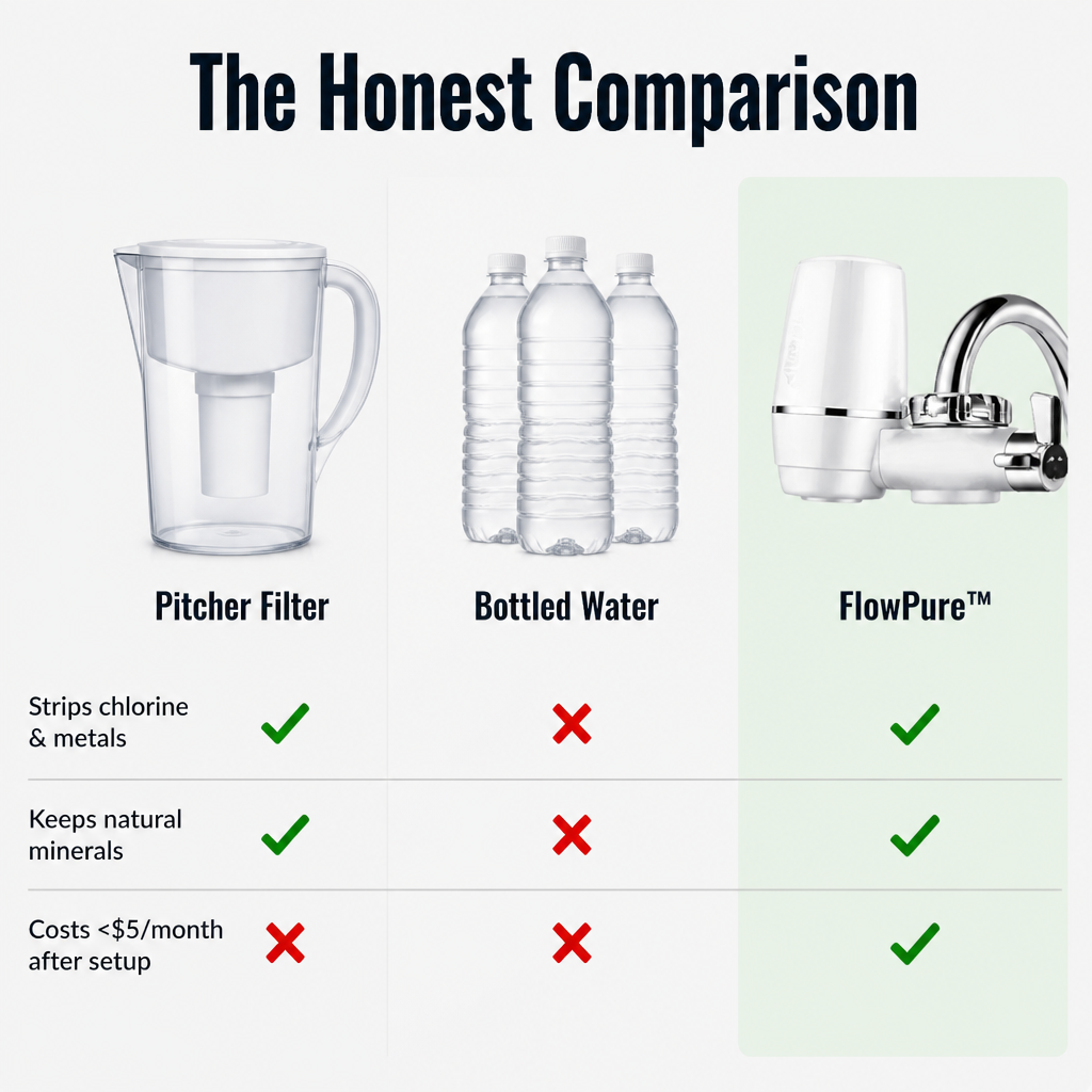 FlowPure™ — Remove Chlorine & Metallic Taste from Your Tap in Less Than a Minute