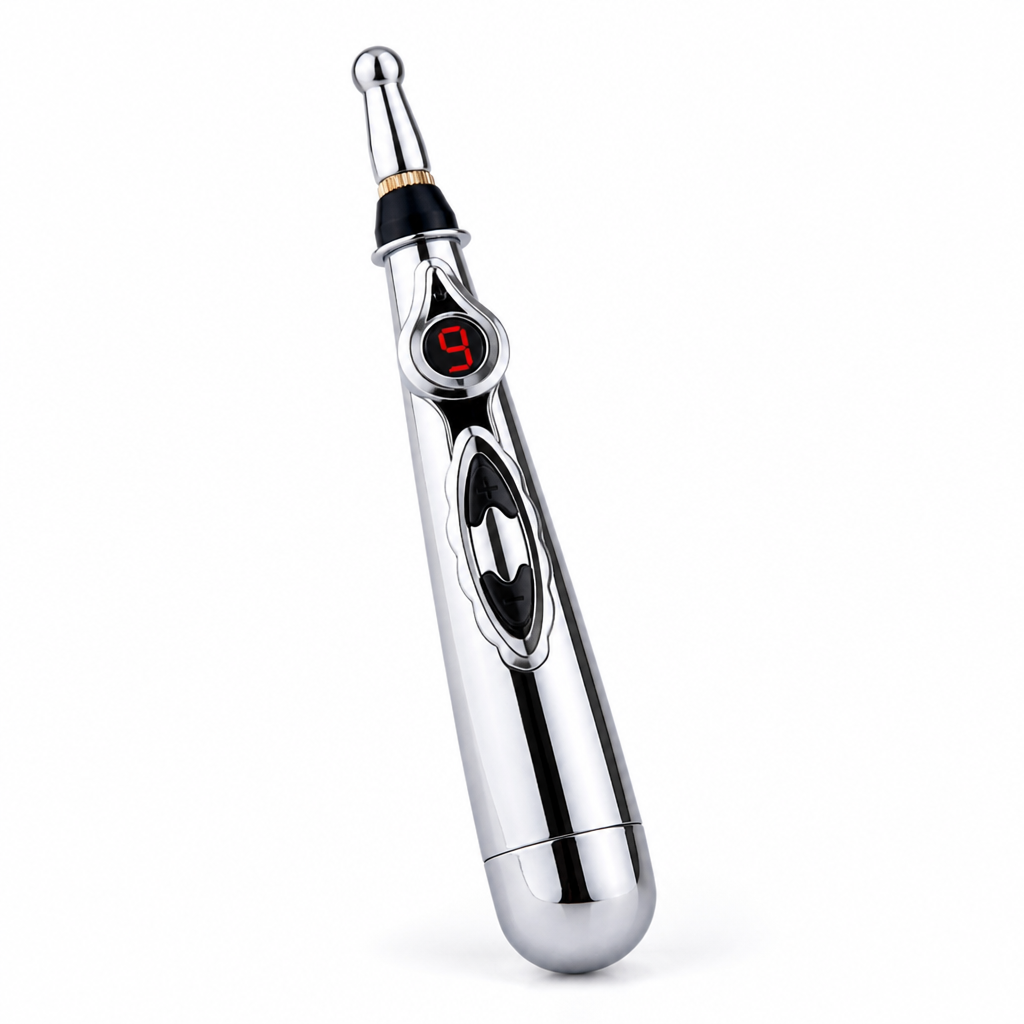 Needle-Free Electronic Acupuncture Pen (Interchangeable Heads)