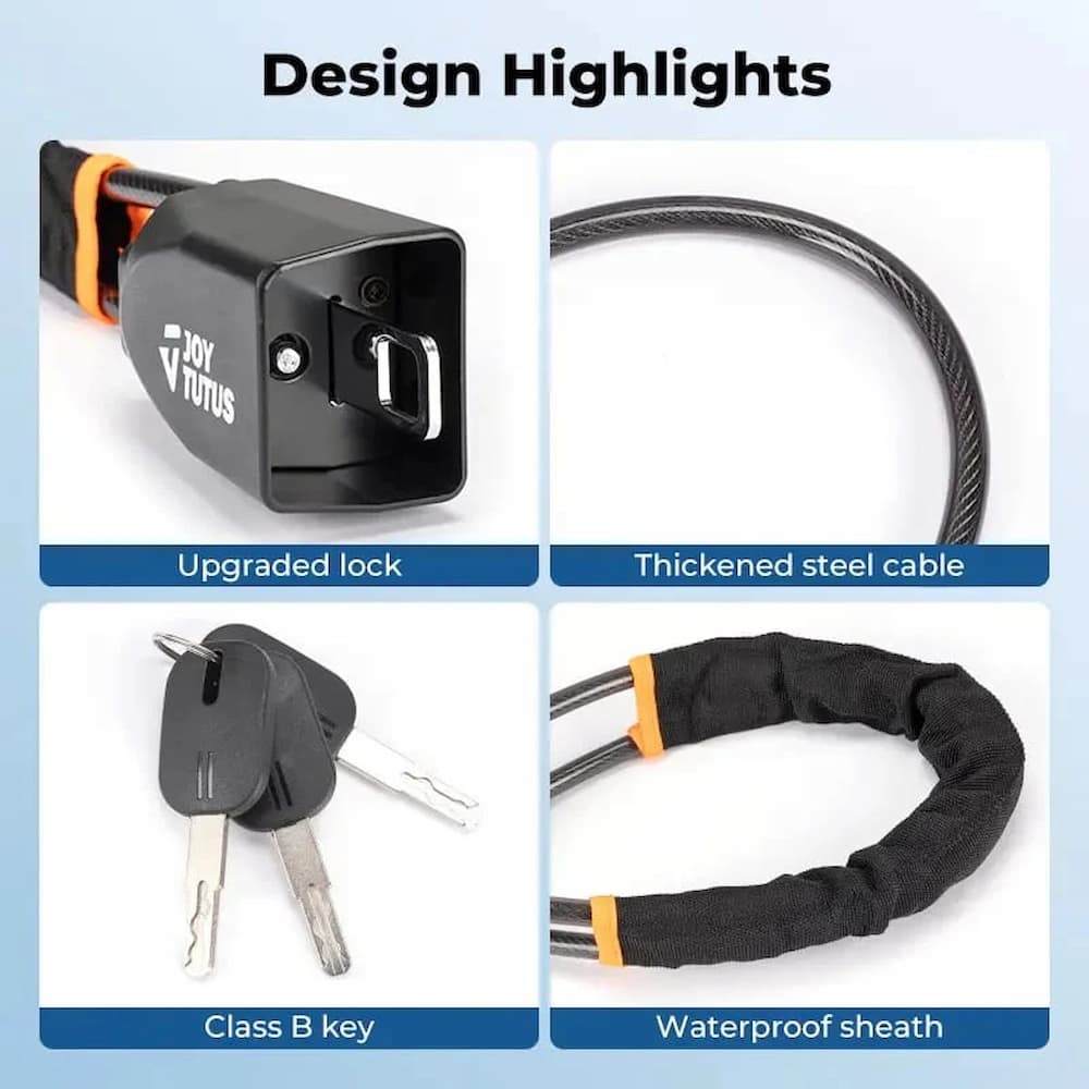 Steel Core Steering Wheel Lock – Enhanced Anti-Theft Security
