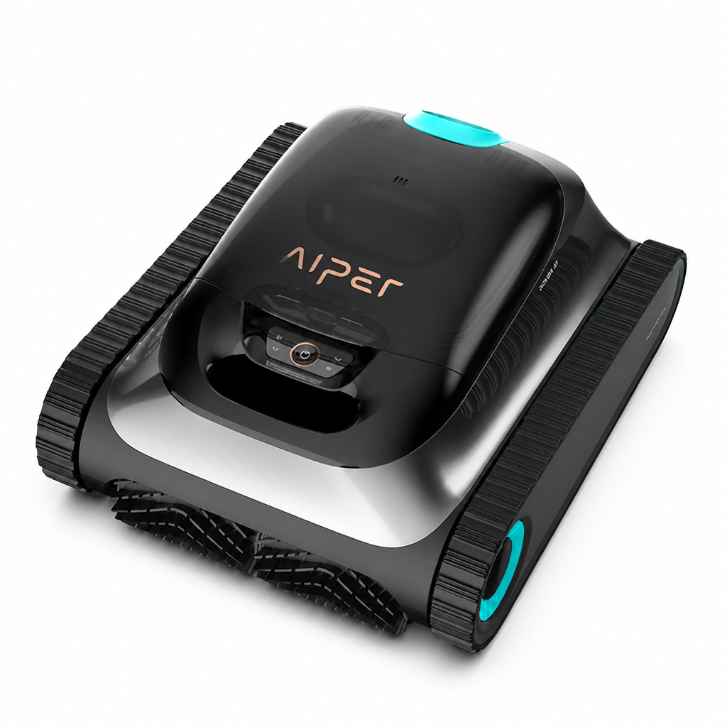 Cordless Powerful Suction & Wall-Climbing Robotic Pool Cleaner (150-Min Runtime)