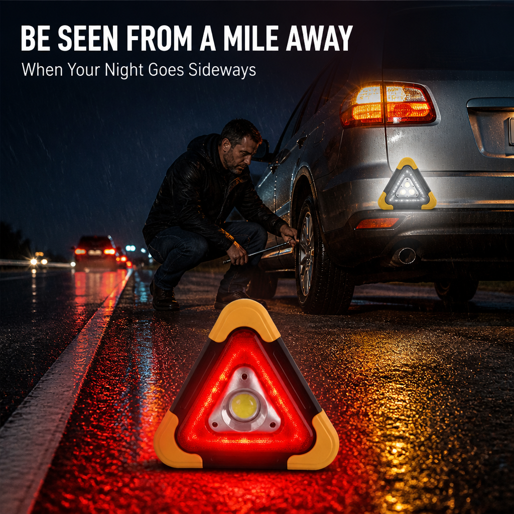 BlazeGuard™ — Bright, Flood Ready & Conquer Every Roadside Crisis