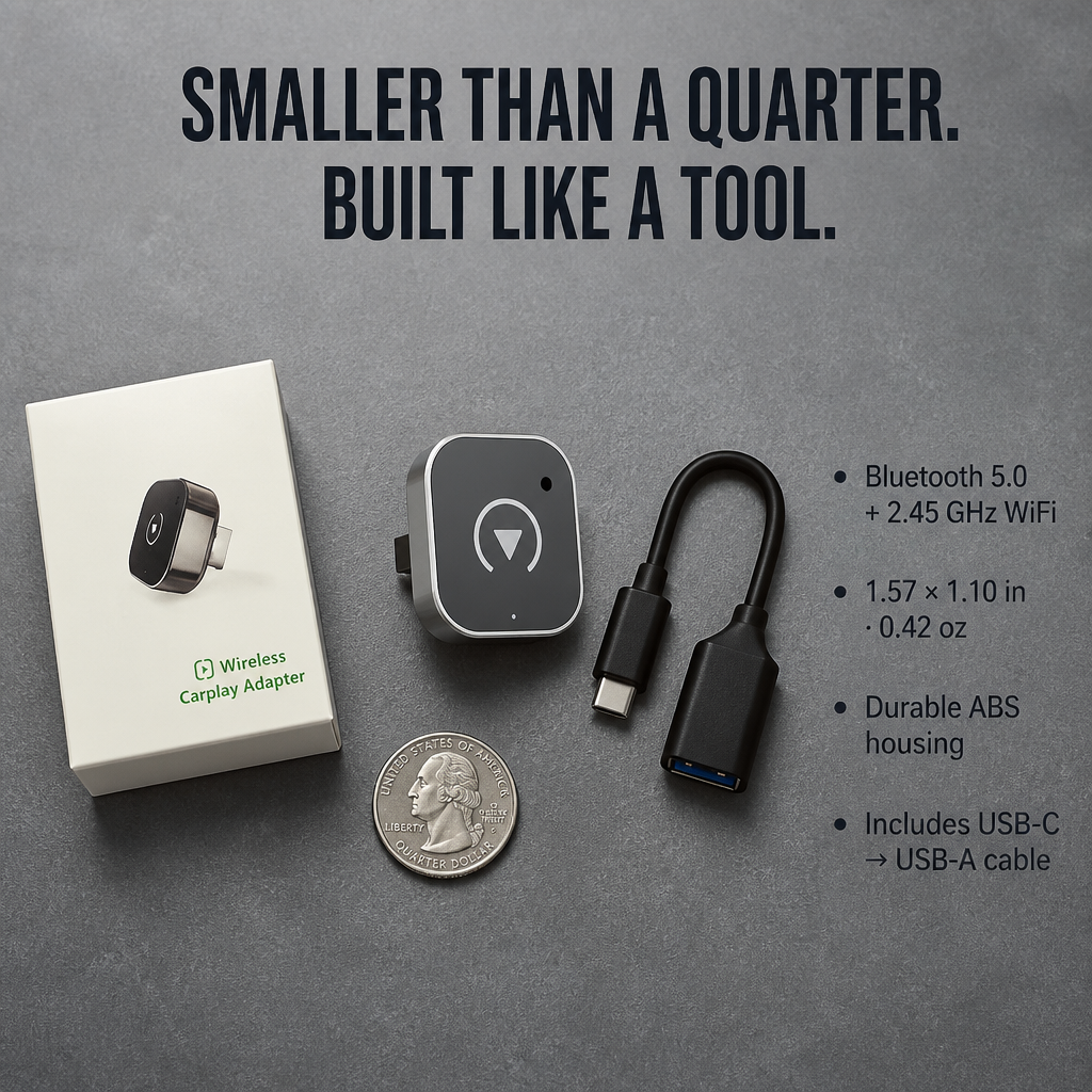 FluxWay™ — Ditch the Cable and Auto-Link Wireless CarPlay & Android Auto