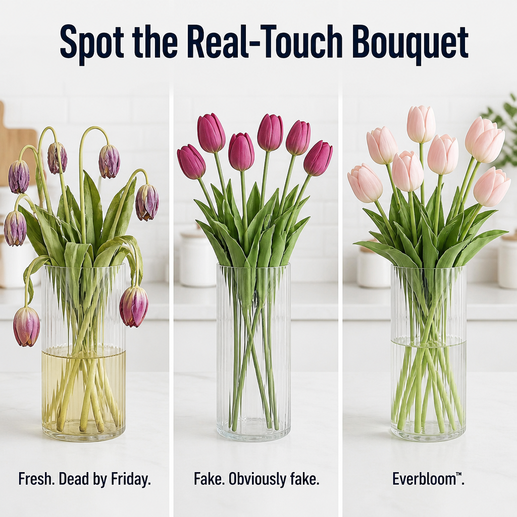 Everbloom™ — Feel the Difference With Real-Touch Tulips That Stay Fresh Forever