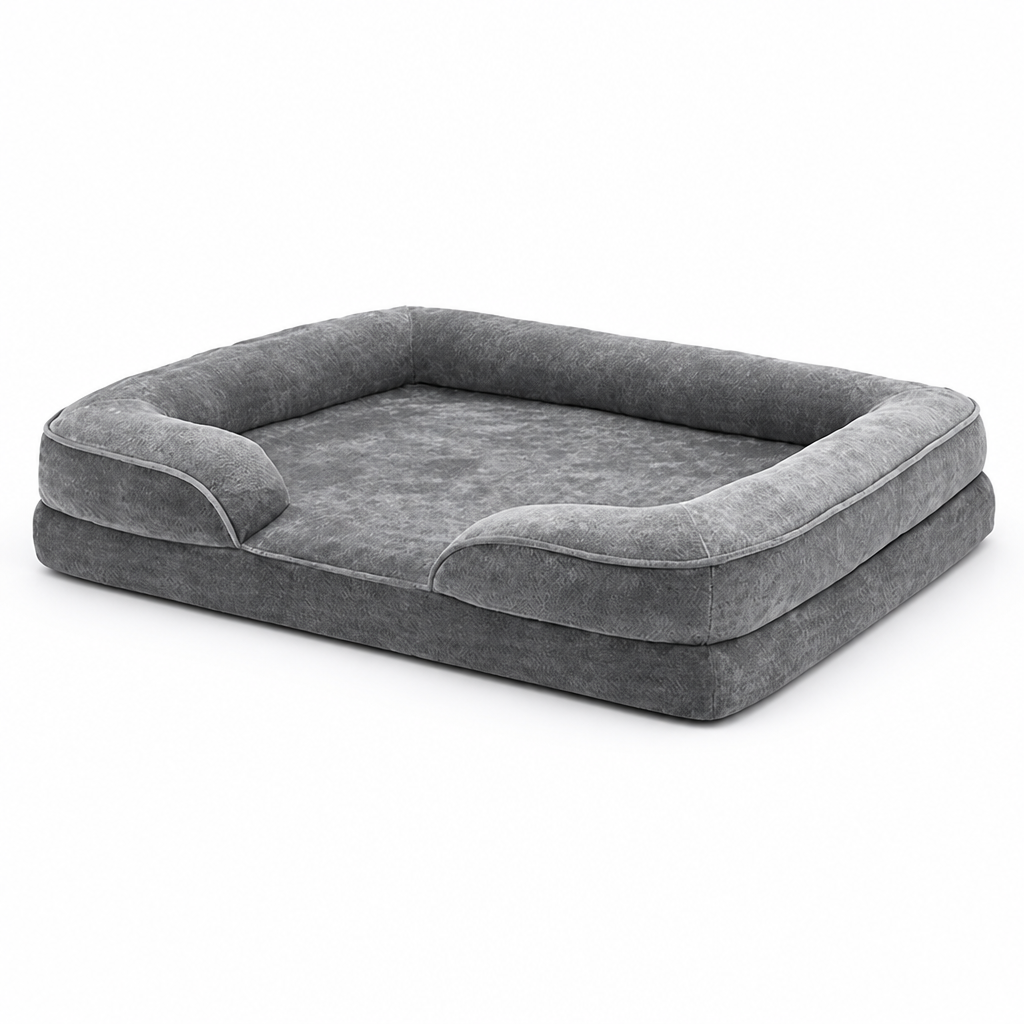 Orthopedic Plush Washable & Non-Slip Dog Bed