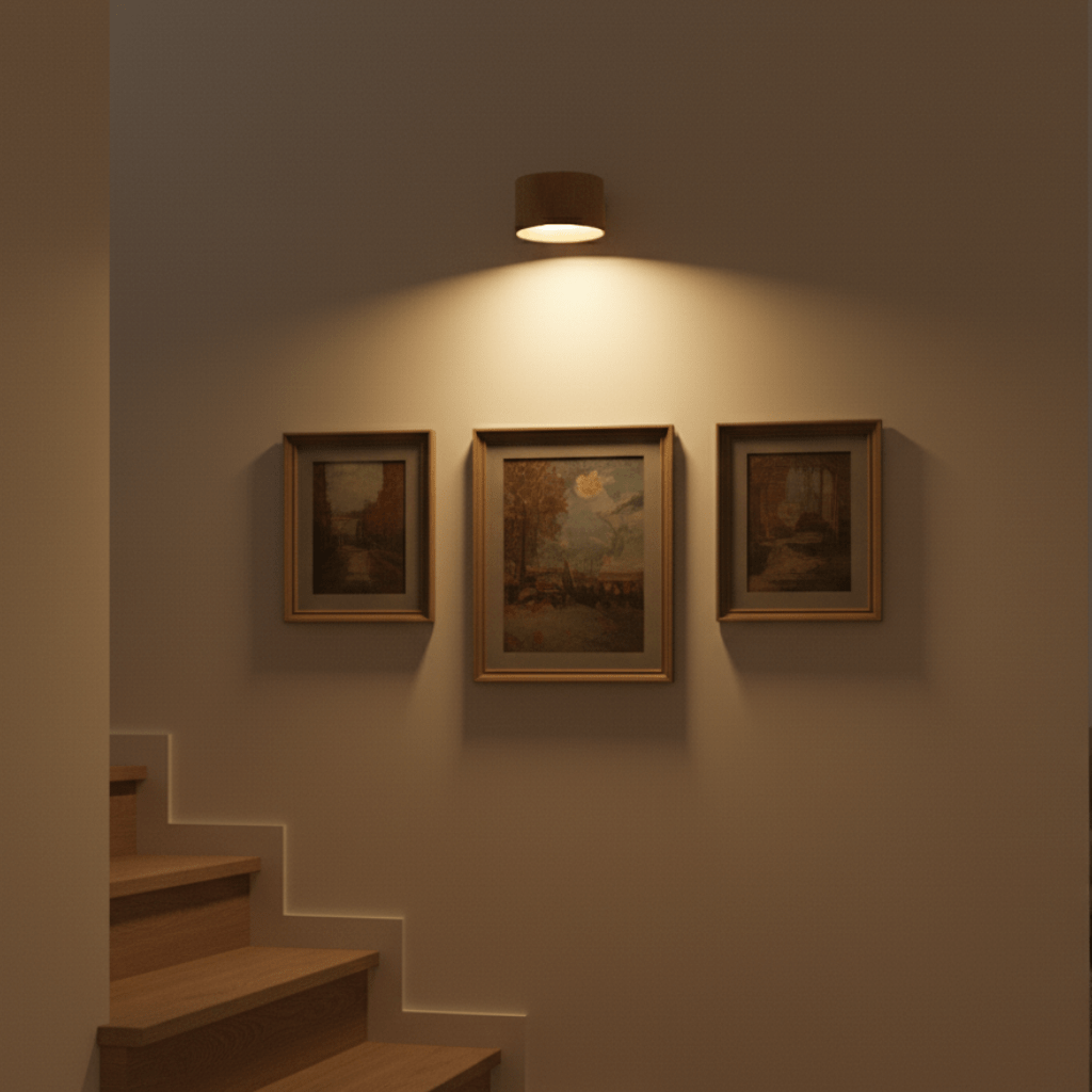 Rechargeable LED Wall Lamp featuring a Flexible Head
