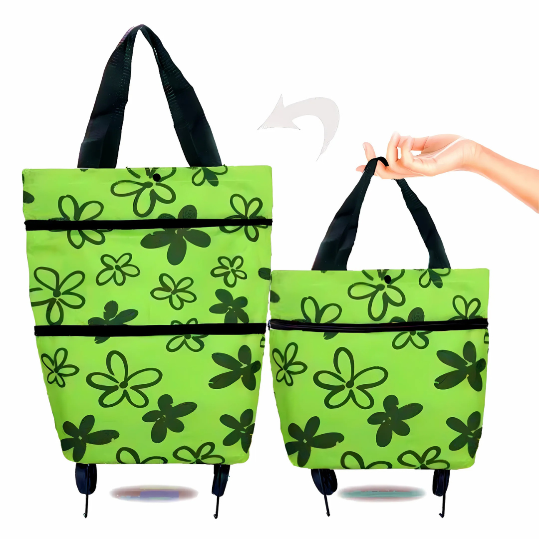 Wheeled Foldable Shopping Cart