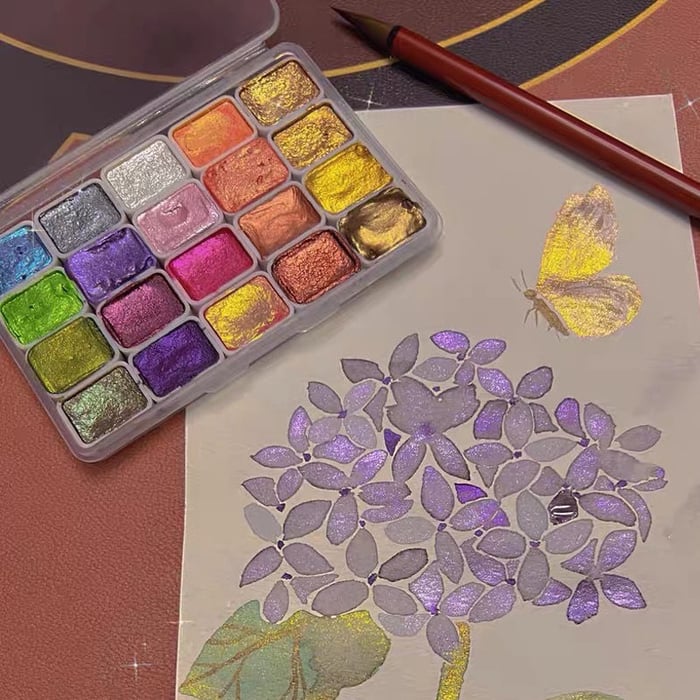RadiantMuse™ Pearlescent Pigments — Ignite Stunning Metallic Glow That Breathes Life Into Every Creation