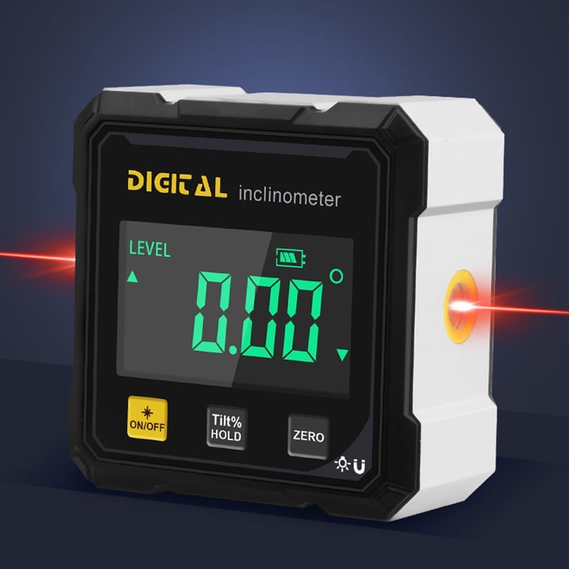 Magnetic Base Digital Angle Finder – 360° Accurate Measurement