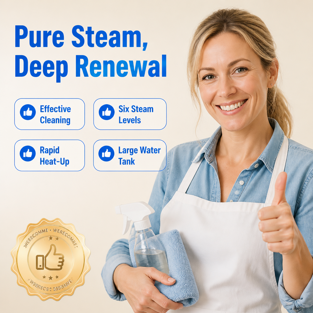 VaporaClean™ — Dissolve Stubborn Grease and Eliminate Germs Using 221°F Chemical-Free Steam