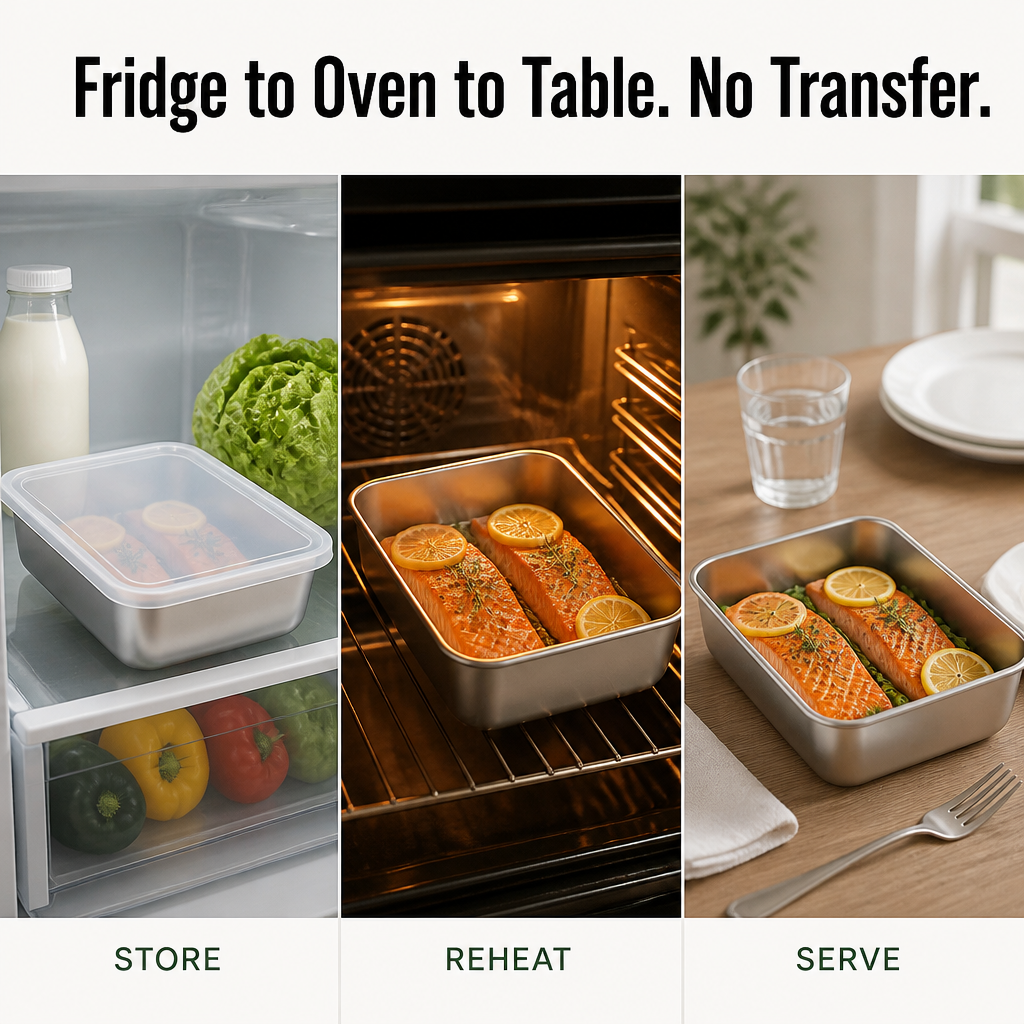 FreshLock™ — Say Goodbye to Plastic Tupperware Drawers for Durable Steel