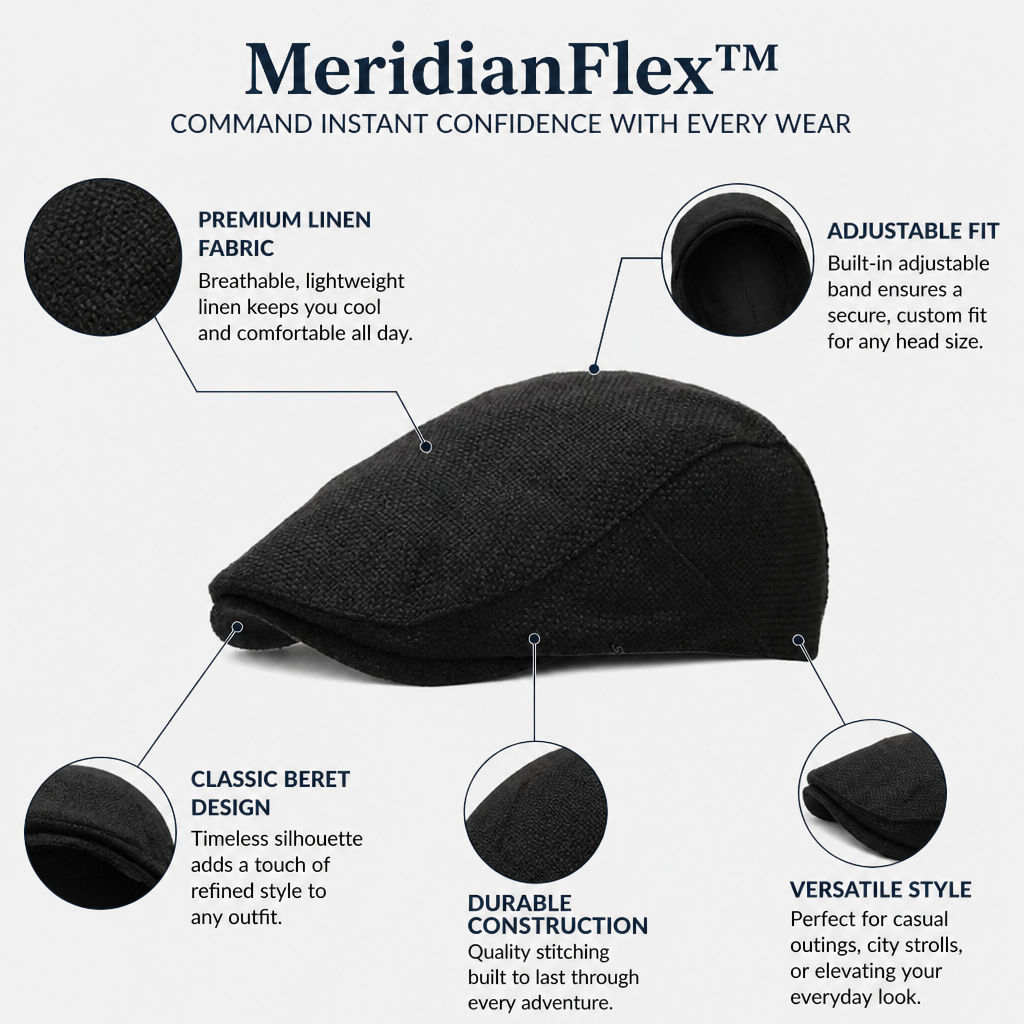 MeridianFlex™ — Command Instant Confidence with Every Wear
