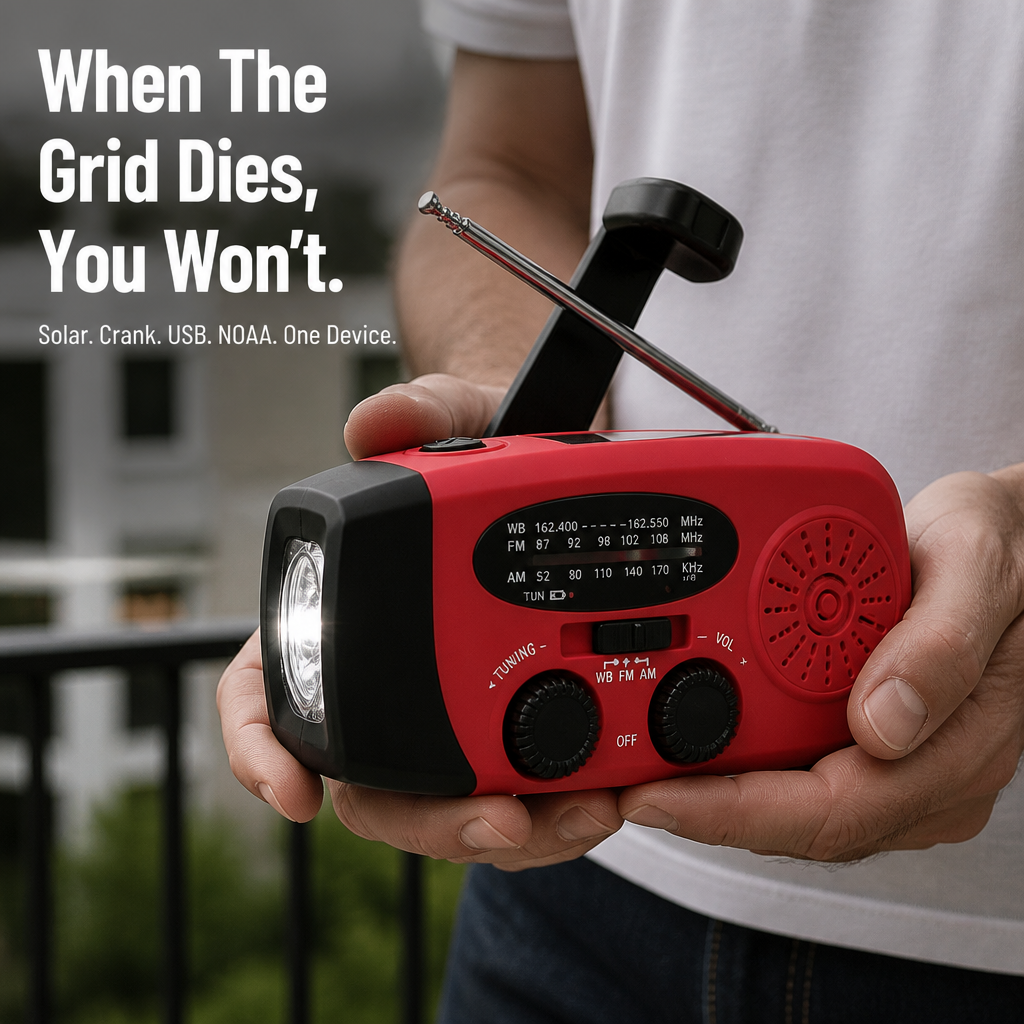 VoltGuard™ — Crank, Illuminate, And Power Up Through Your Next Blackout
