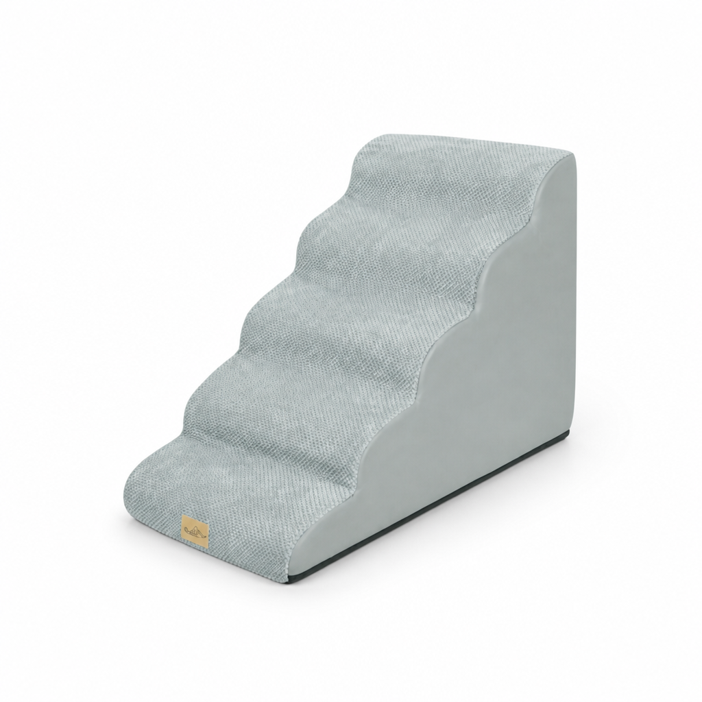 Non-Slip 5-Step Dog Stairs & Ramp