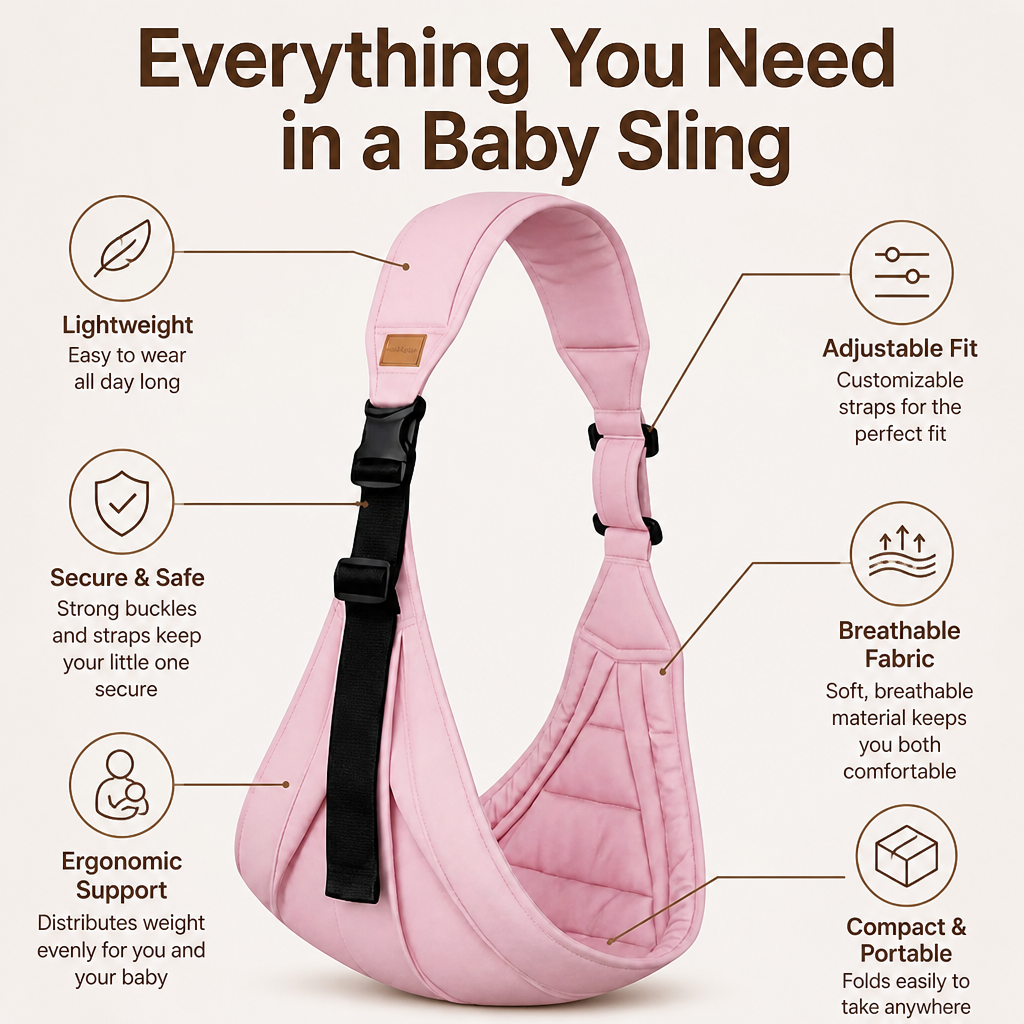 SwayNest™ Sling — Carry Your Toddler All Day Without the Back Pain or Fuss