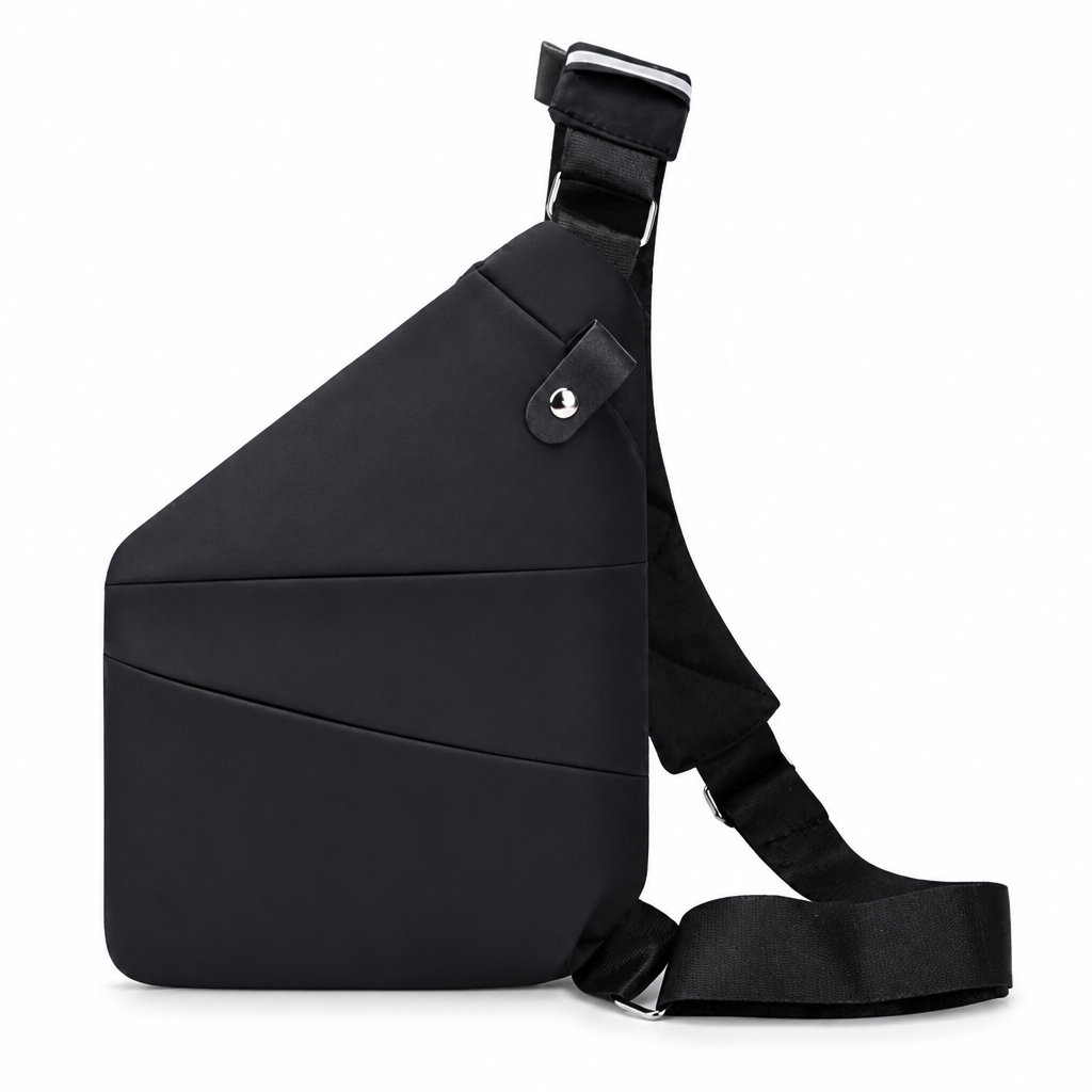 Cut-Resistant Strap & RFID-Blocking Pocket Crossbody Bag