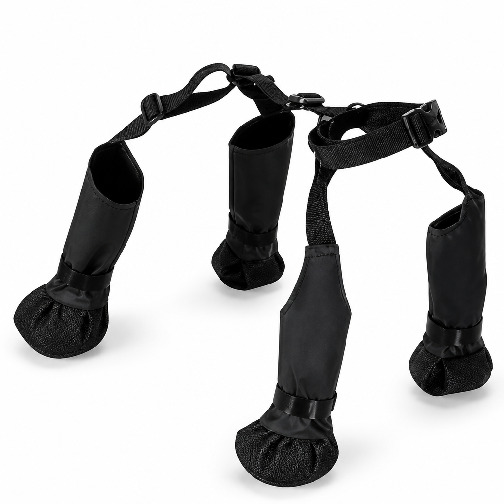 Adjustable Breathable & Waterproof Dog Shoes (Non-Slip Sole)