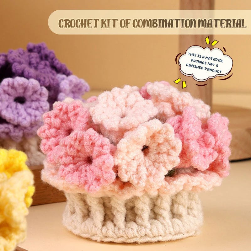 RadiantPetal™ DIY Crochet Kit — Transform Your Table with Handmade Floral Joy and Creative Calm