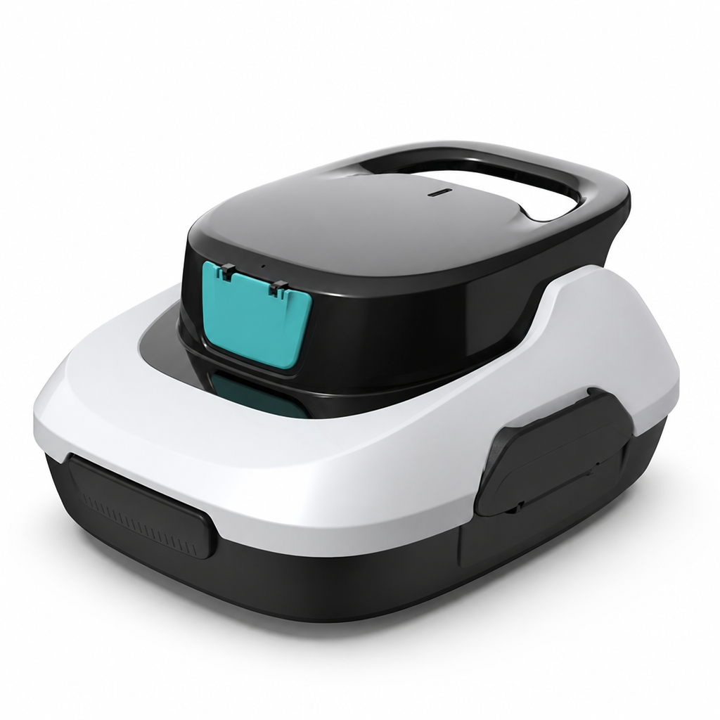 Cordless 1820 GPH Robotic Pool Cleaner (100-Min Runtime)