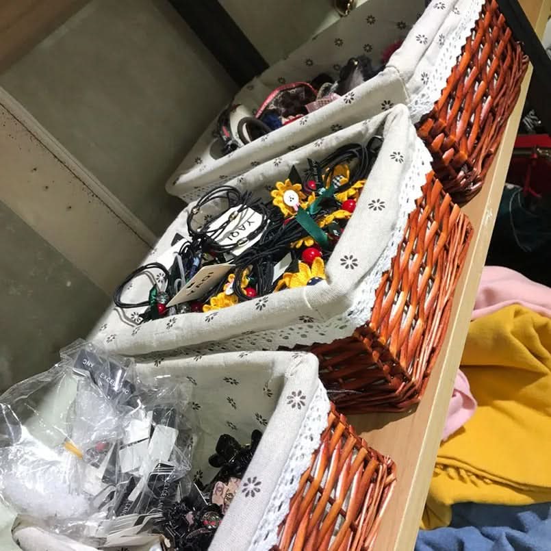 Handcrafted Storage Basket Organizer