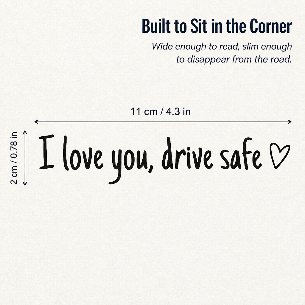 HeartBond™ — Transform Their Rearview Mirror Into a Daily Message of Love